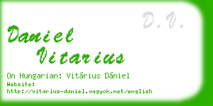 daniel vitarius business card